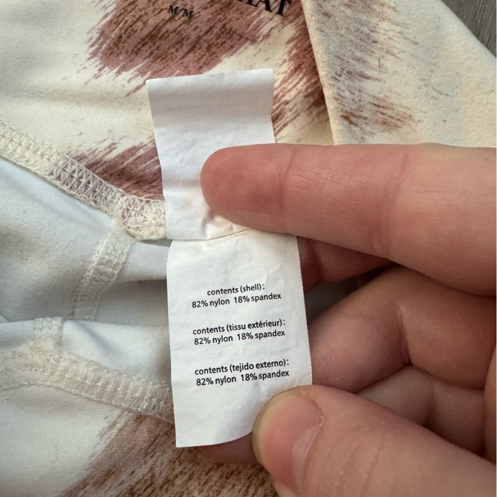 WeWoreWhat Brown and White Patterned Leggings - Picture 9 of 9